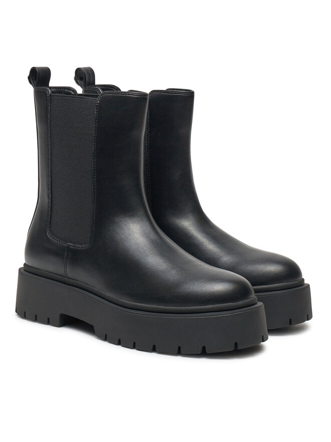 TWINSET Kotníková obuv s elastickým prvkem TWINSET 242TGT152 Černá