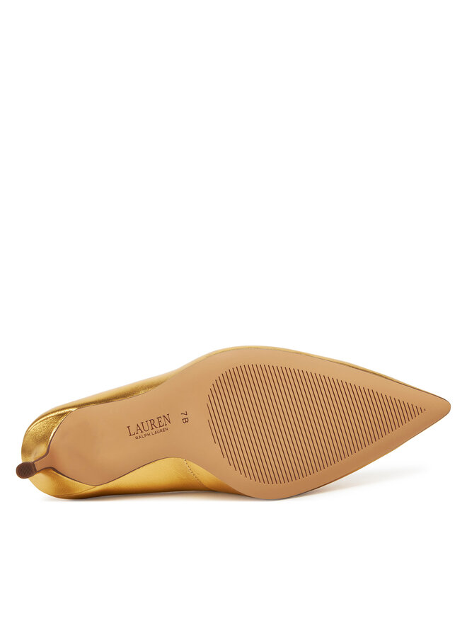 LAUREN RALPH LAUREN Lodičky LAUREN RALPH LAUREN Lanette 802978205001 Zlatá