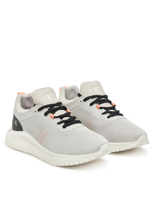 Calvin Klein Jeans Сникърси Calvin Klein Jeans Eva Runner Sock Mg Tech YW0YW01855 Сив