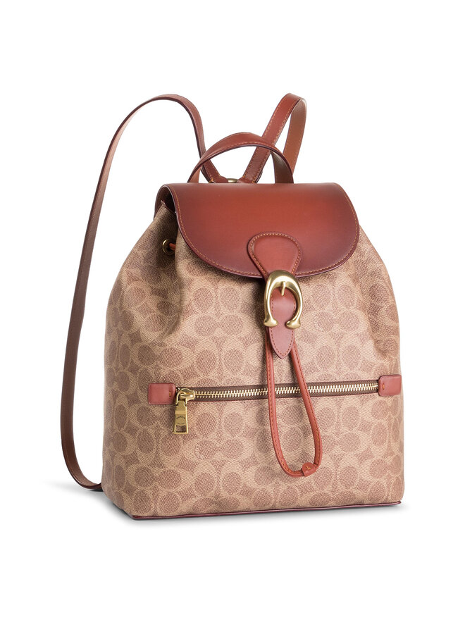 Coach Mochila Coach Cc Sig Evie Bkpk 68563 B4NQ4 Marrón