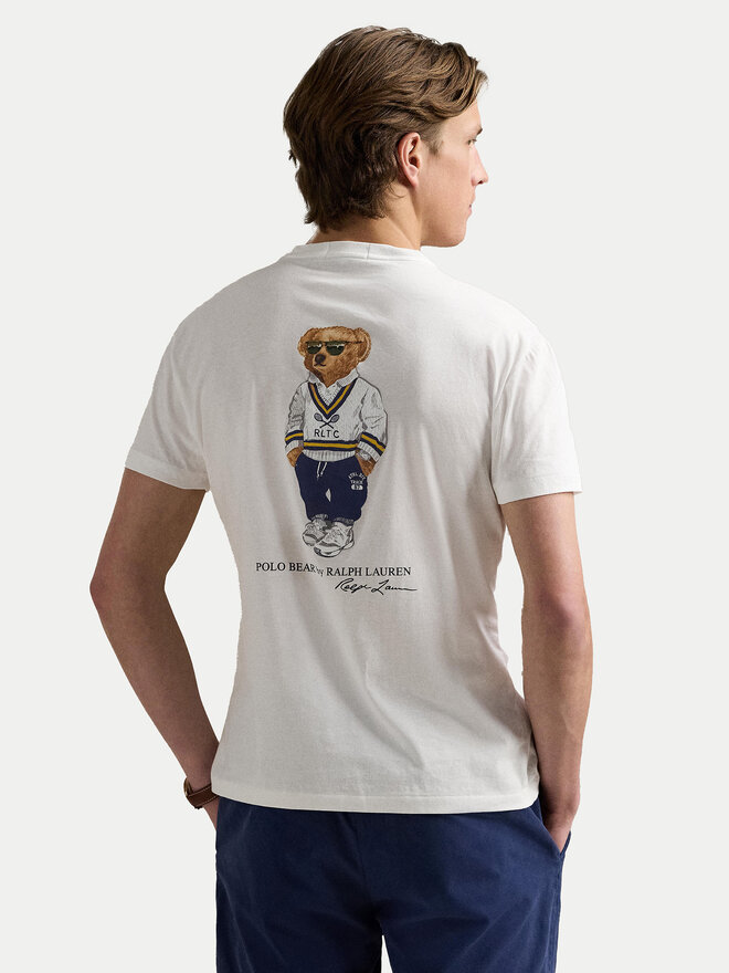 Polo Ralph Lauren Polo Ralph Lauren Camiseta 710969631001 Blanco Custom Slim Fit