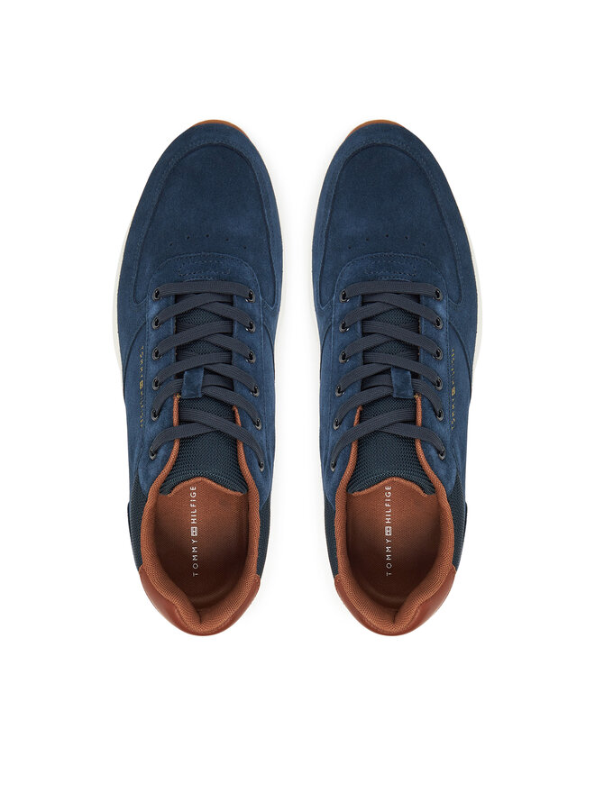 Tommy Hilfiger Sneakers Tommy Hilfiger Premium Suede Hybrid FM0FM05690 Dunkelblau