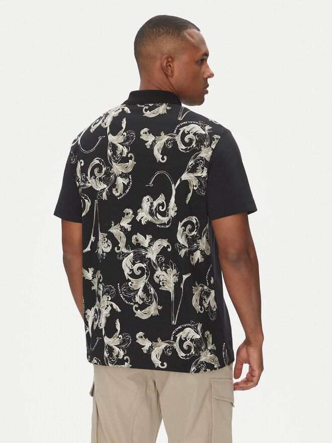 Versace Jeans Couture Versace Jeans Couture Poloshirt 78GAG627 Schwarz Regular Fit