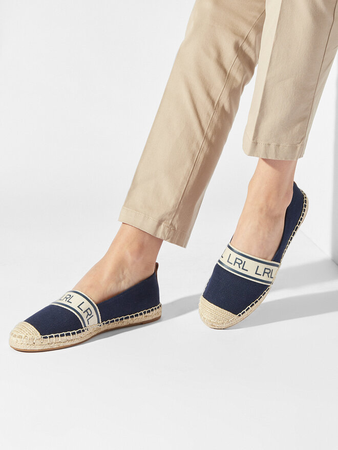 LAUREN RALPH LAUREN Espadrilky Lauren Ralph Lauren Caylee II 802891448001 Tmavomodrá