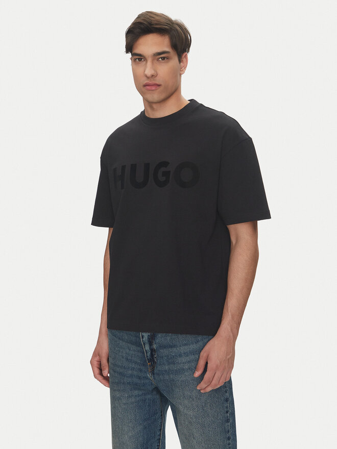 HUGO HUGO Camiseta Dinkee 50525765 Negro Oversize