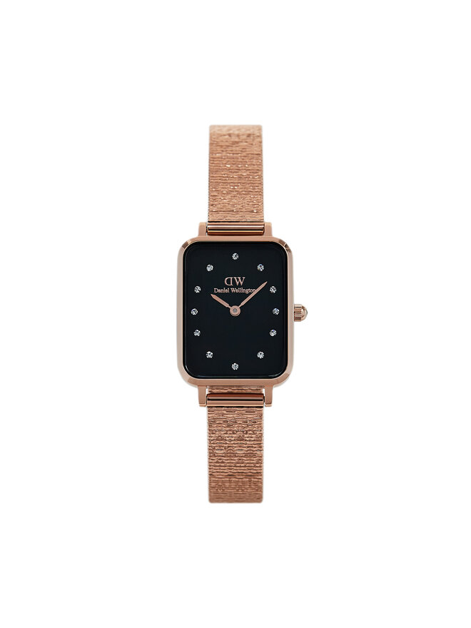 Daniel Wellington Zegarek Daniel Wellington Quadro Lumine Pressed Piano DW00100579 Złoty