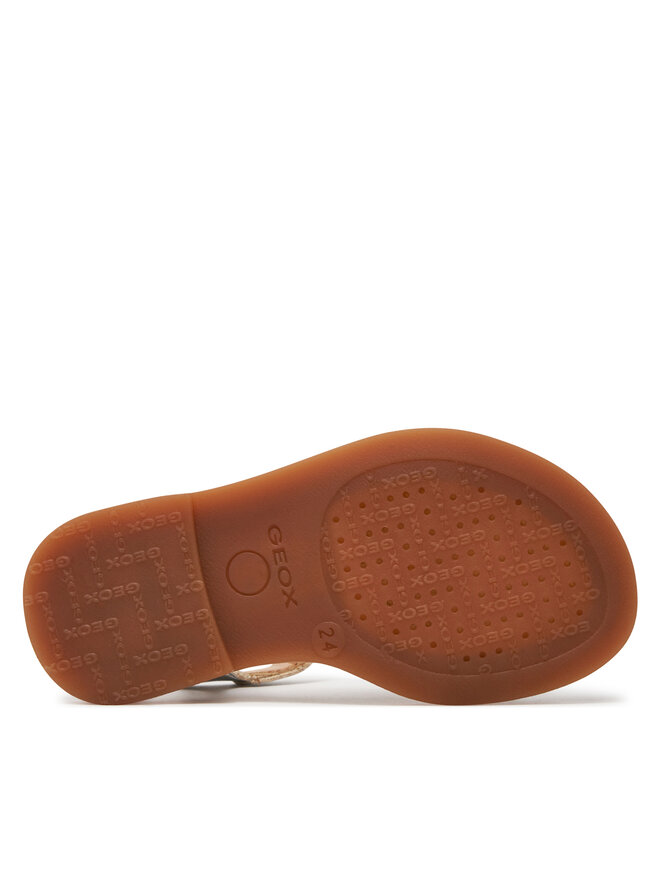 Geox Sandalen Geox J Sandal Karly Girl J4535H 0NFQD C1007 M Silberfarben