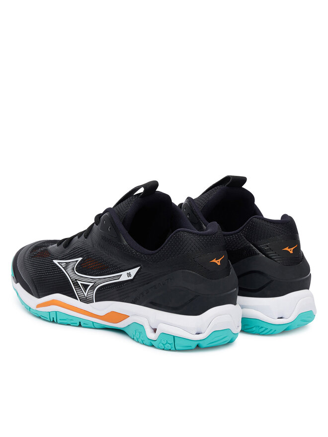 Mizuno Batai uždaroms aikštelėms Mizuno Wave Stealth 6 X1GA2430 Juoda