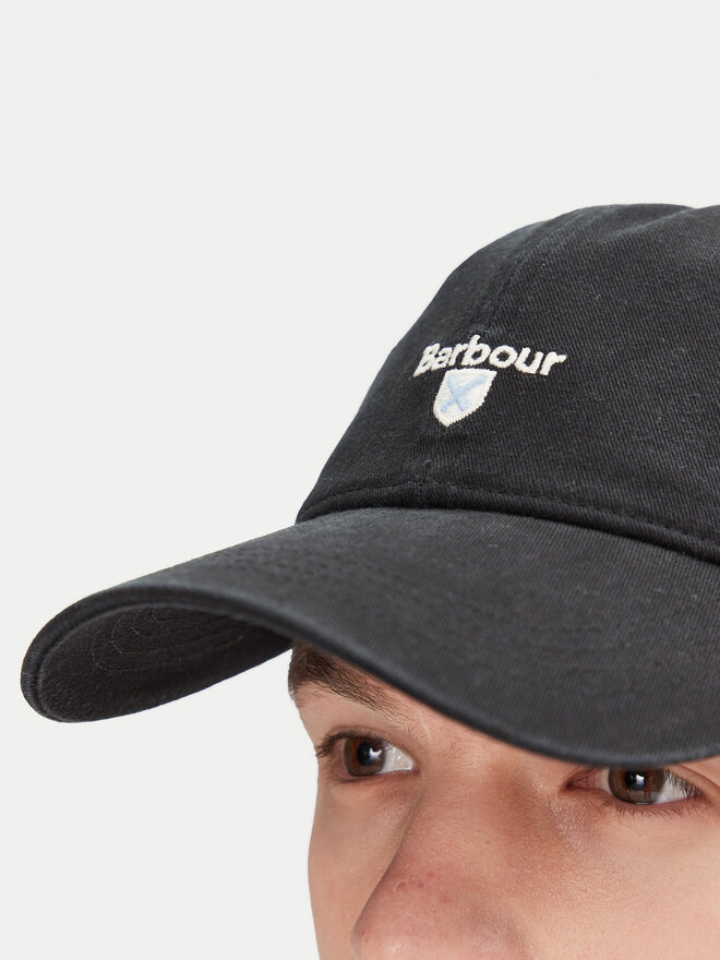 Barbour Gorra con visera Barbour Cascade MHA0274BK11 Negro