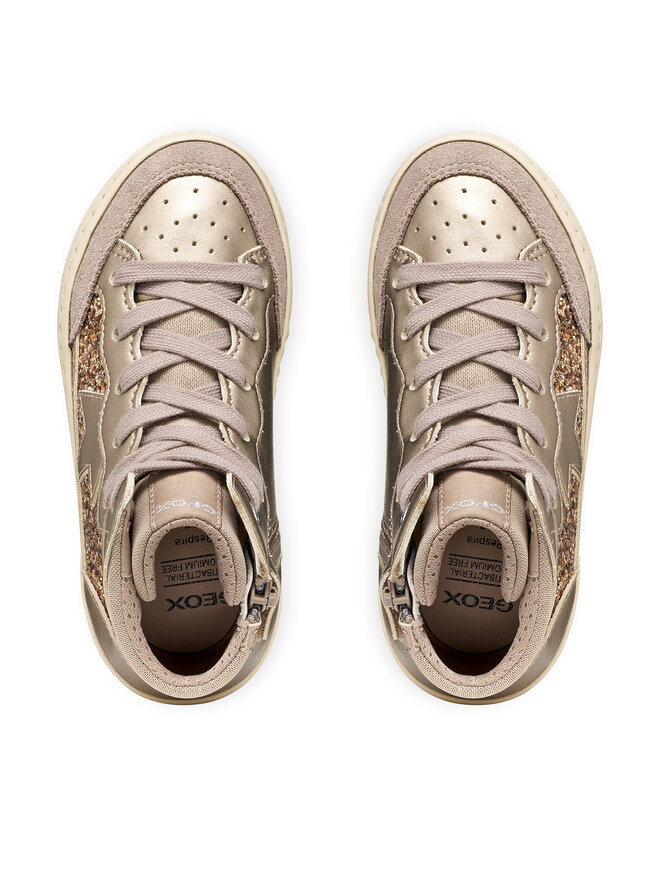 Geox Sneakers Geox J Kalispera Girl J664GB 0NFEW C6028 S Goldfarben