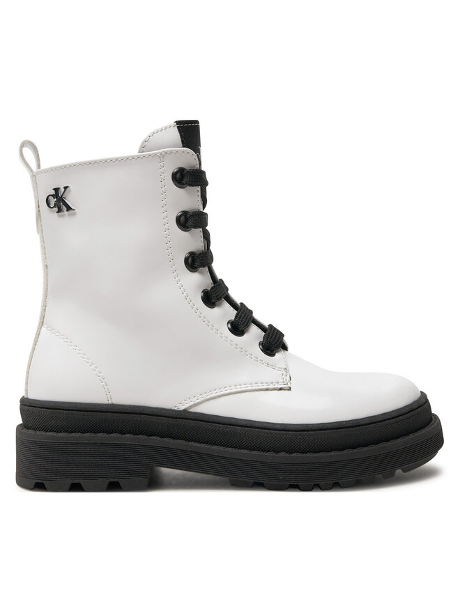 Calvin Klein Jeans Botas Calvin Klein Jeans Lace-Up Bootie V4A5-81031-1453 M Blanco