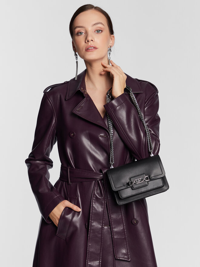 Michael Kors Táska Michael Kors Heather 32S2S7HC0L Fekete