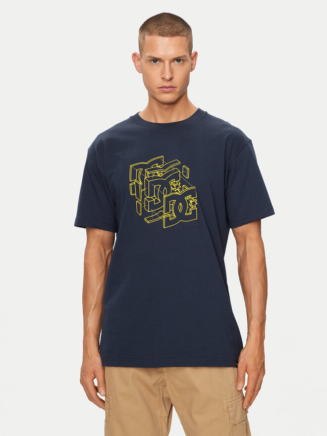 DC DC T-Shirt Rebuild Hss ADYZT05337 Dunkelblau Regular Fit