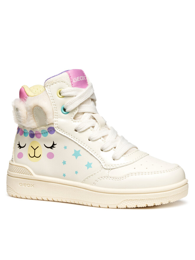 Geox Sneakersy Geox J Washiba J56HXE 0BCKN C1M0G S Bílá