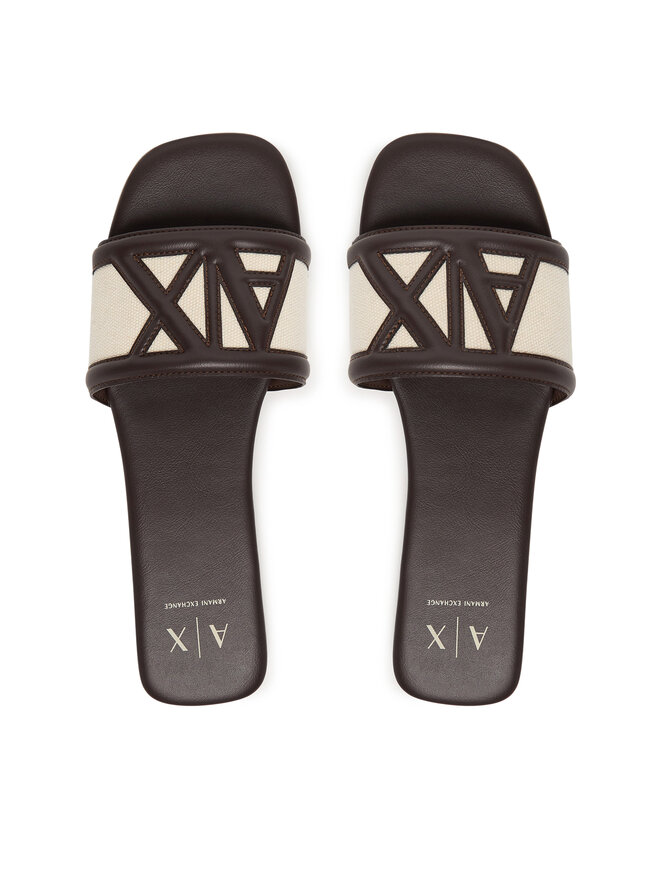 Armani Exchange Шльопанці Armani Exchange XW002568 AF22752 MZ766 Коричневий