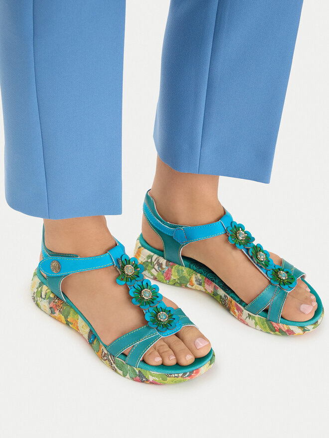 Laura Vita Sandalen Laura Vita Sanao 54 Türkisfarben
