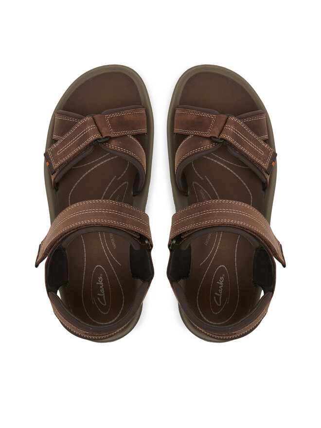 Clarks Sandály Clarks Wesley Shore 26182009 Hnědá
