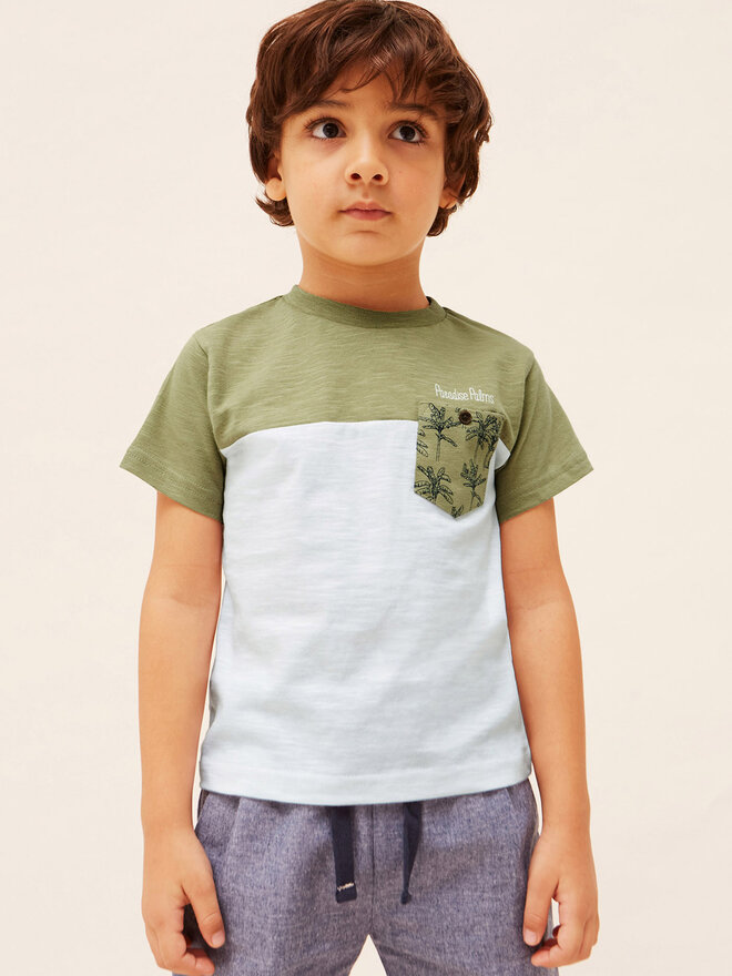 Mayoral Mayoral T-Shirt 3006 Πράσινο Regular Fit