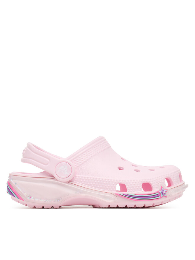 Crocs Pantoletten Crocs Classic Star Sparkle Shaker Clog 211620 Rosa