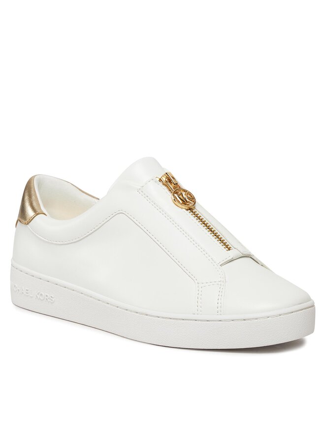MICHAEL Michael Kors Снікерcи MICHAEL Michael Kors Keaton Zip Slip On 43R4KTFP2L Білий