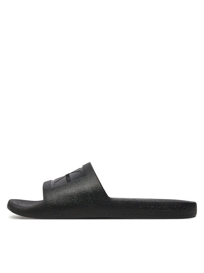 Calvin Klein Jeans Чехли Calvin Klein Jeans Slide Monogram Debossed Eva YW0YW00102 Черен