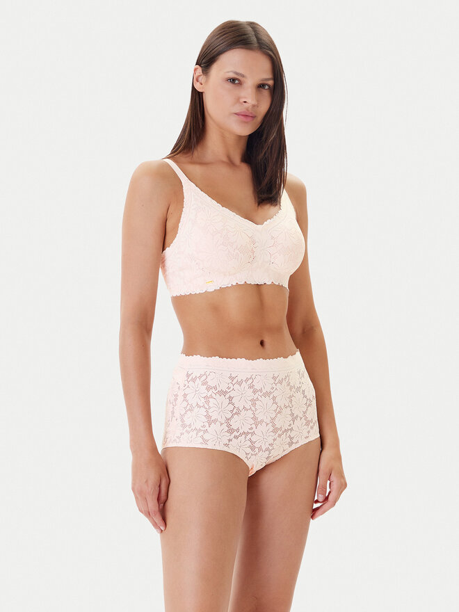Selmark Selmark Klassischer Damenslip mit hoher Taille 10903 Rosa