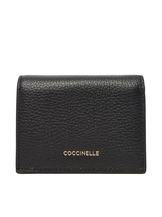Coccinelle Kleine Damen Geldbörse Coccinelle TBN Coccinelle C-Me Lizard E2 TQK 17 21 01 Schwarz