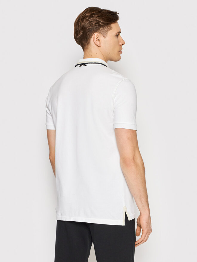 Napapijri Napapijri Поло Gandy 4 NP0A4H8R Білий Regular Fit