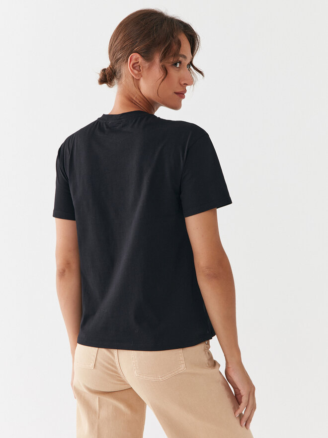 United Colors Of Benetton United Colors Of Benetton Marškinėliai 3096D102O Juoda Regular Fit