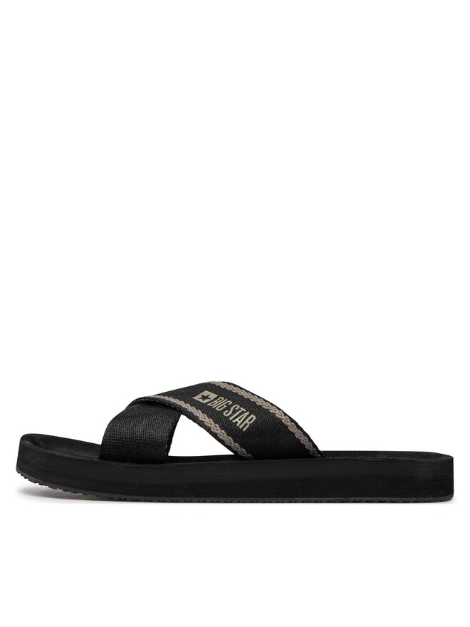 Big Star Shoes Klapki Big Star Shoes NN274A059 Czarny