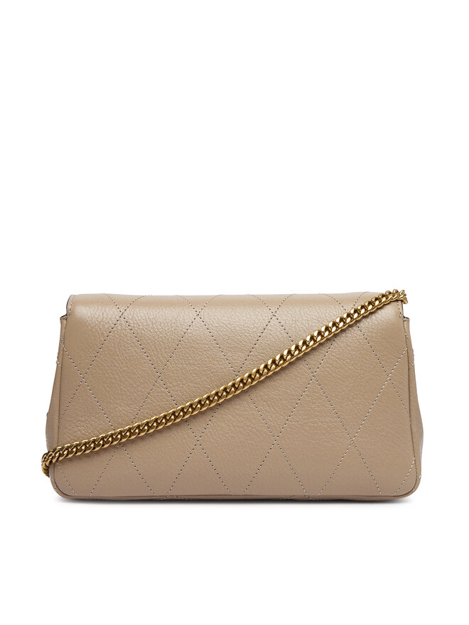 Tory Burch Handtasche Tory Burch Quilted Chain Wallet 186041 Creme