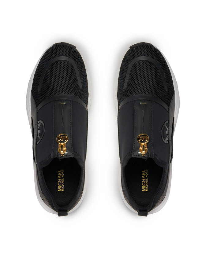 MICHAEL Michael Kors Снікерcи MICHAEL Michael Kors Sami Zip Trainer 43H3SMFSHD Чорний