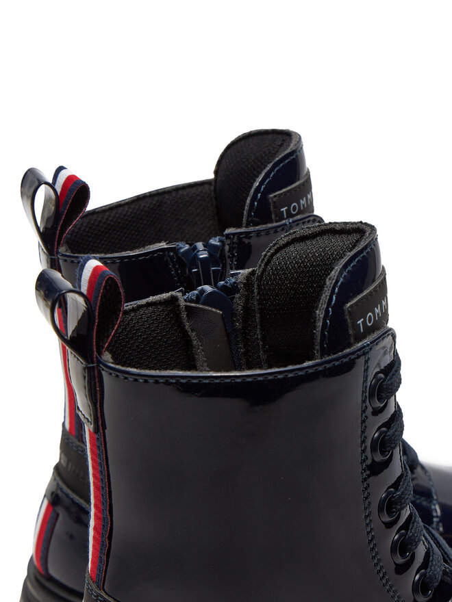 Tommy Hilfiger Bokacsizma Tommy Hilfiger T4A5-33588-0775 M Sötétkék