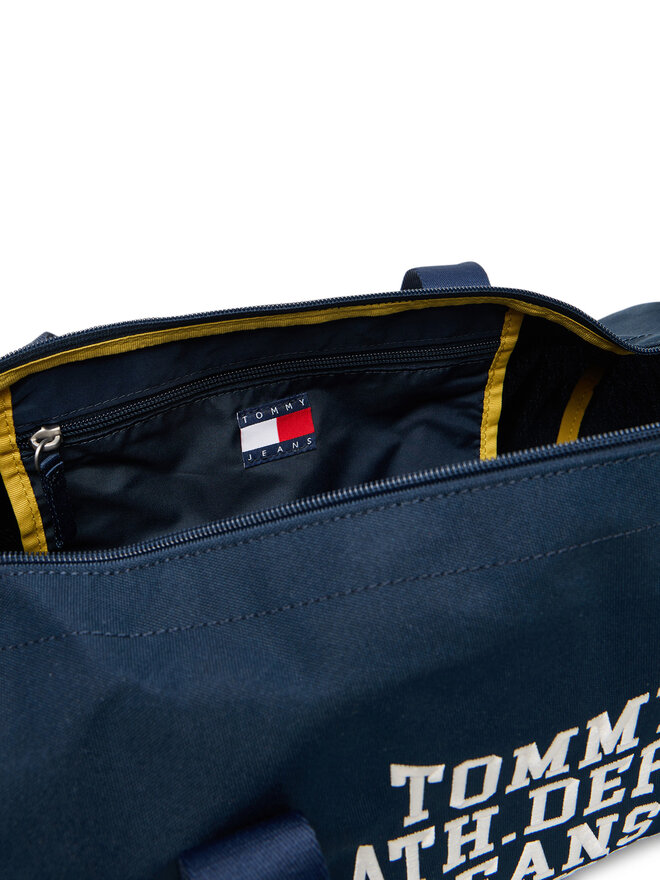 Tommy Jeans Taška Tommy Jeans Tjm Multi Graphic Duffle AM0AM13705 Tmavomodrá