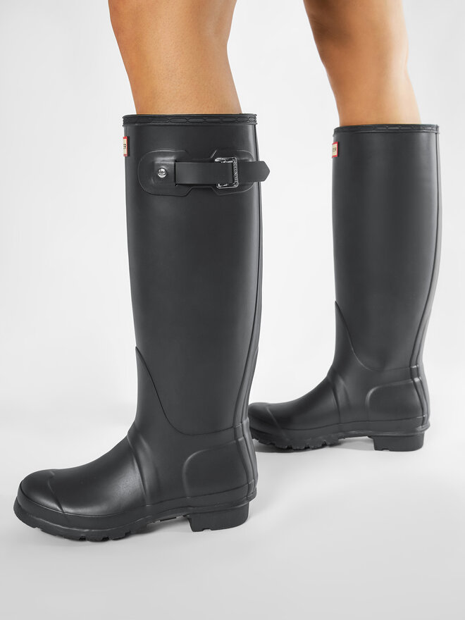 Hunter Гумени ботуши Hunter Womens Org Tall WFT1000RMA Черен