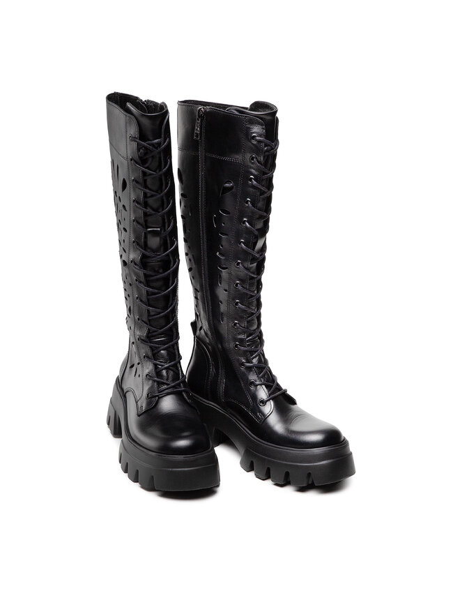 Carinii Botas altas Carinii B7998 Negro