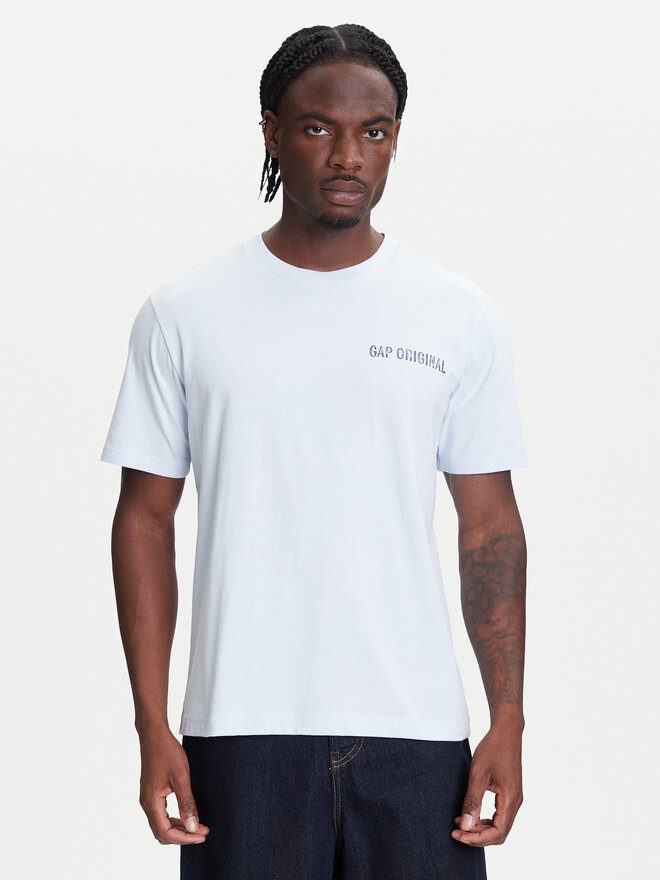 Gap Gap Marškinėliai 768925-01 Mėlyna Regular Fit