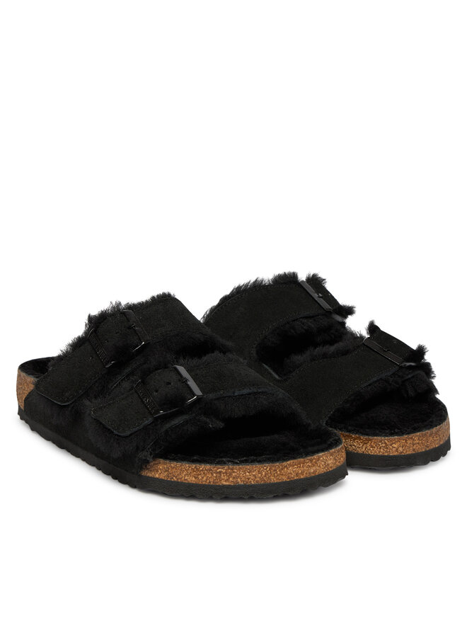 Birkenstock Pantoletten Birkenstock Arizona Shearling 752661 Schwarz