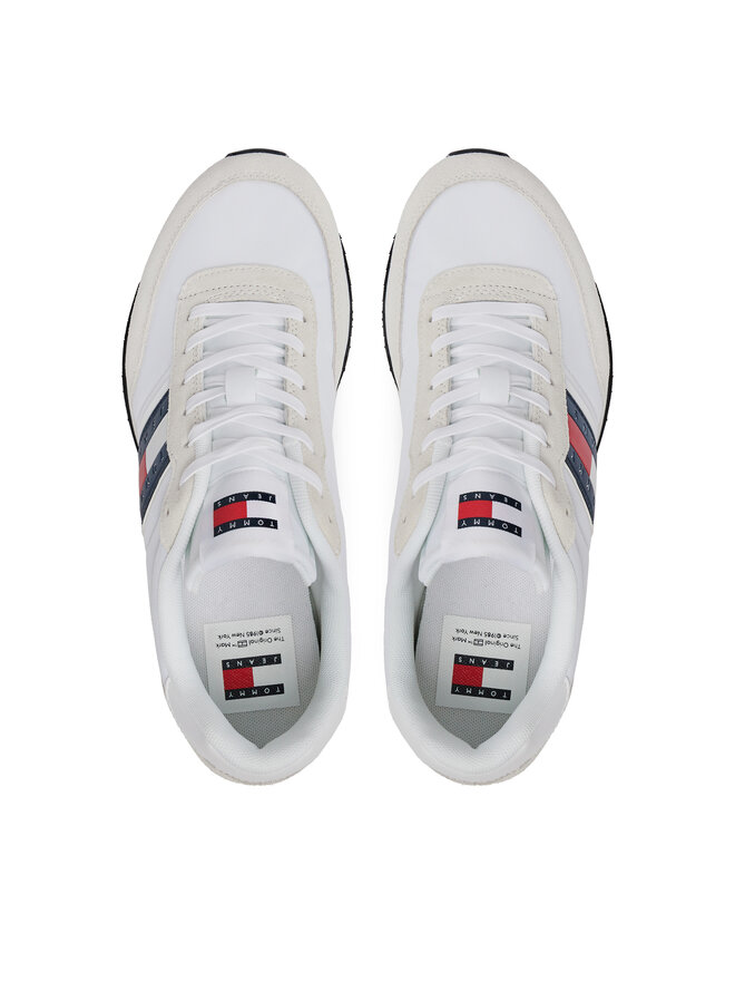 Tommy Jeans Sneakersy Tommy Jeans Tjm Runner Casual Ess EM0EM01351 Biały