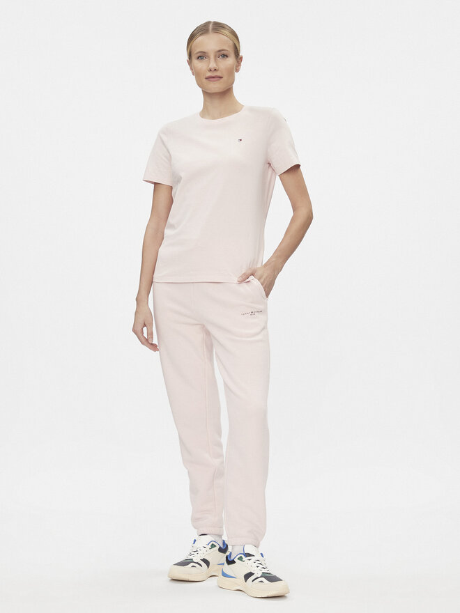 Tommy Hilfiger Tommy Hilfiger Marškinėliai Modern WW0WW39848 Rožinė Regular Fit