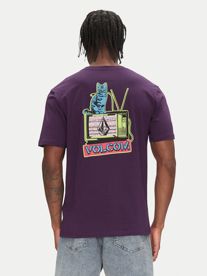 Volcom Volcom Marškinėliai Catv A3512552 Violetinė Classic Fit