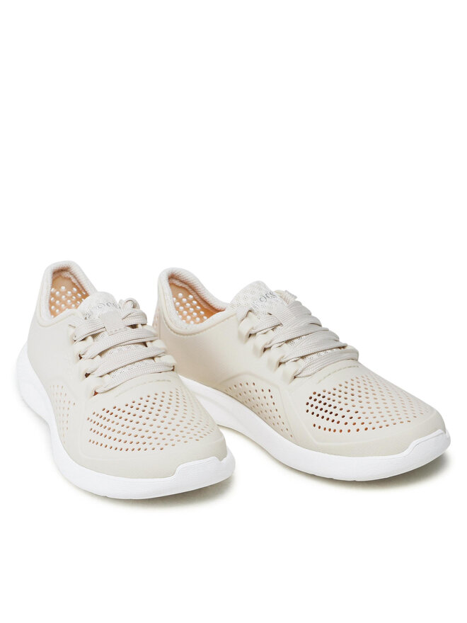 Sneakers Crocs Literider Pacer W 205234 Beige | eschuhe.de