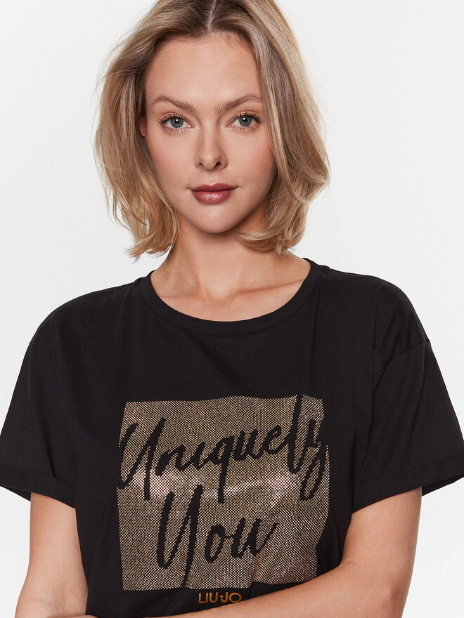 Liu Jo Liu Jo T-Shirt WA3277 JS923 Μαύρο Relaxed Fit