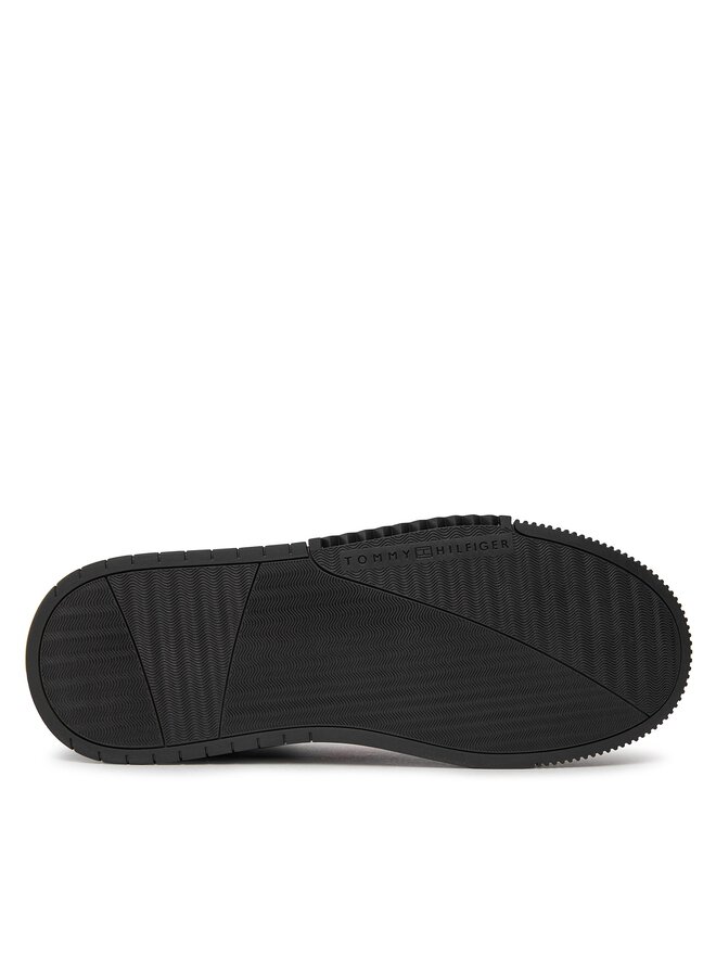 Tommy Hilfiger Zapatillas Tommy Hilfiger Supercup Lth Stripes Ess FM0FM04895 Negro