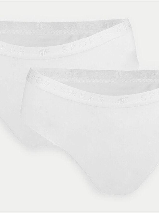 4F 4F Pack de 2 braguitas clásicas 4FWMM00UPTSF025 Blanco