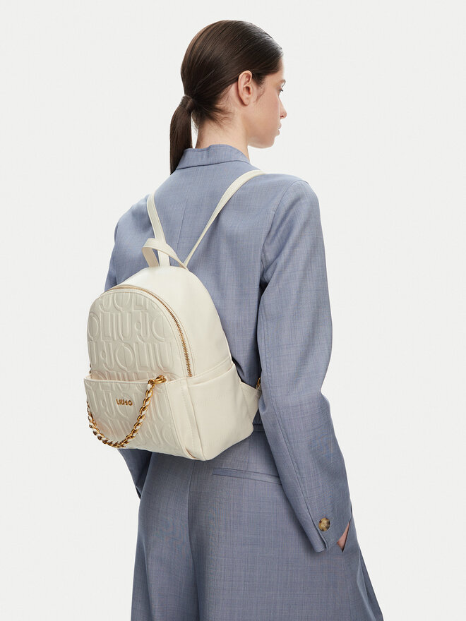 Liu Jo Nahrbtnik Liu Jo Ecs M Backpack AA5196 E0538 Écru