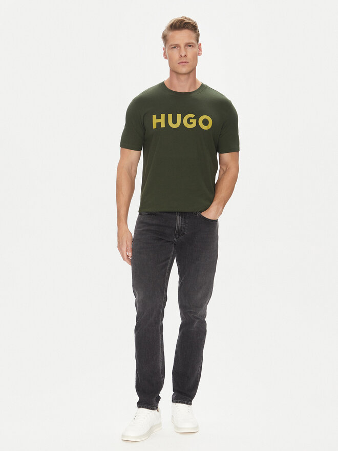 HUGO HUGO Camiseta Dulivio 50467556 Verde Regular Fit