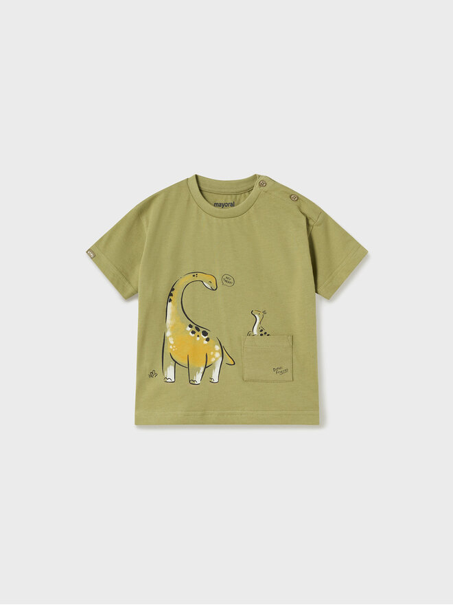 Mayoral Mayoral T-shirt 1027 Zelena Regular Fit
