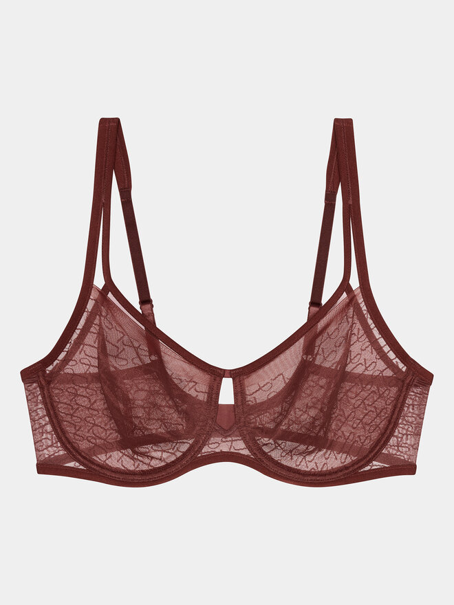 Triumph Triumph Nedrček s kostjo Triumph Signature Sheer W01 EX 10215906 Rjava