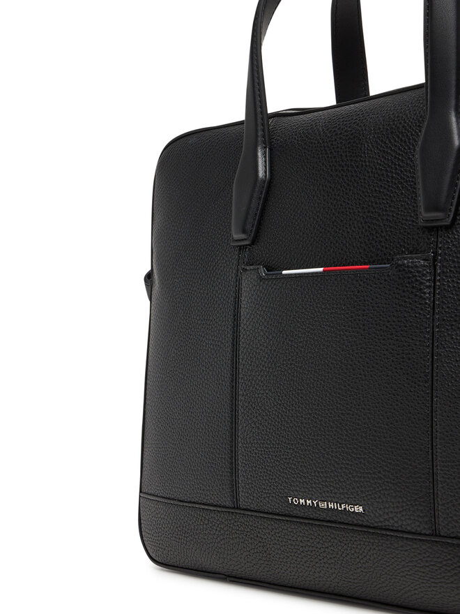 Tommy Hilfiger Laptoptasche Tommy Hilfiger Th Central Slim Computer Bag AM0AM13484 Schwarz
